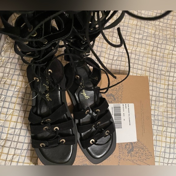 Free People sun chaser tall gladiator sandals. Size 8 (38 Free People Sizing)NIB - Picture 6 of 10